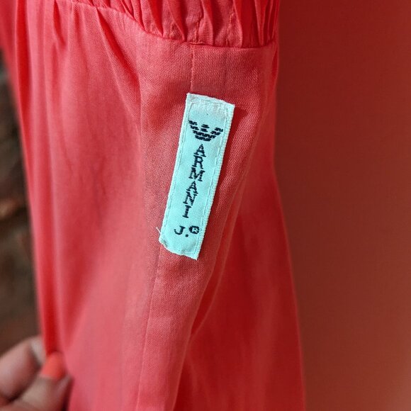 Armani Jeans - Bright pink midi dress sz 12 - Picture 4 of 7